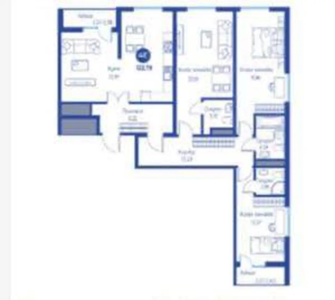 4 xonali kvartira, 122 m², Mirzo Ulug'bek — sotiladi · ID:S1012 - Cover Photo